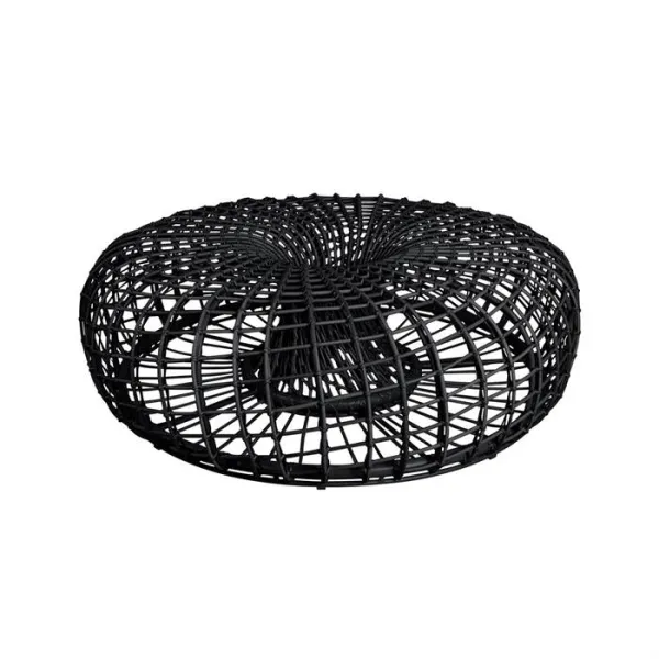 Cane-Line Nest fodskammel / sofabord - Lavagrå - Stor